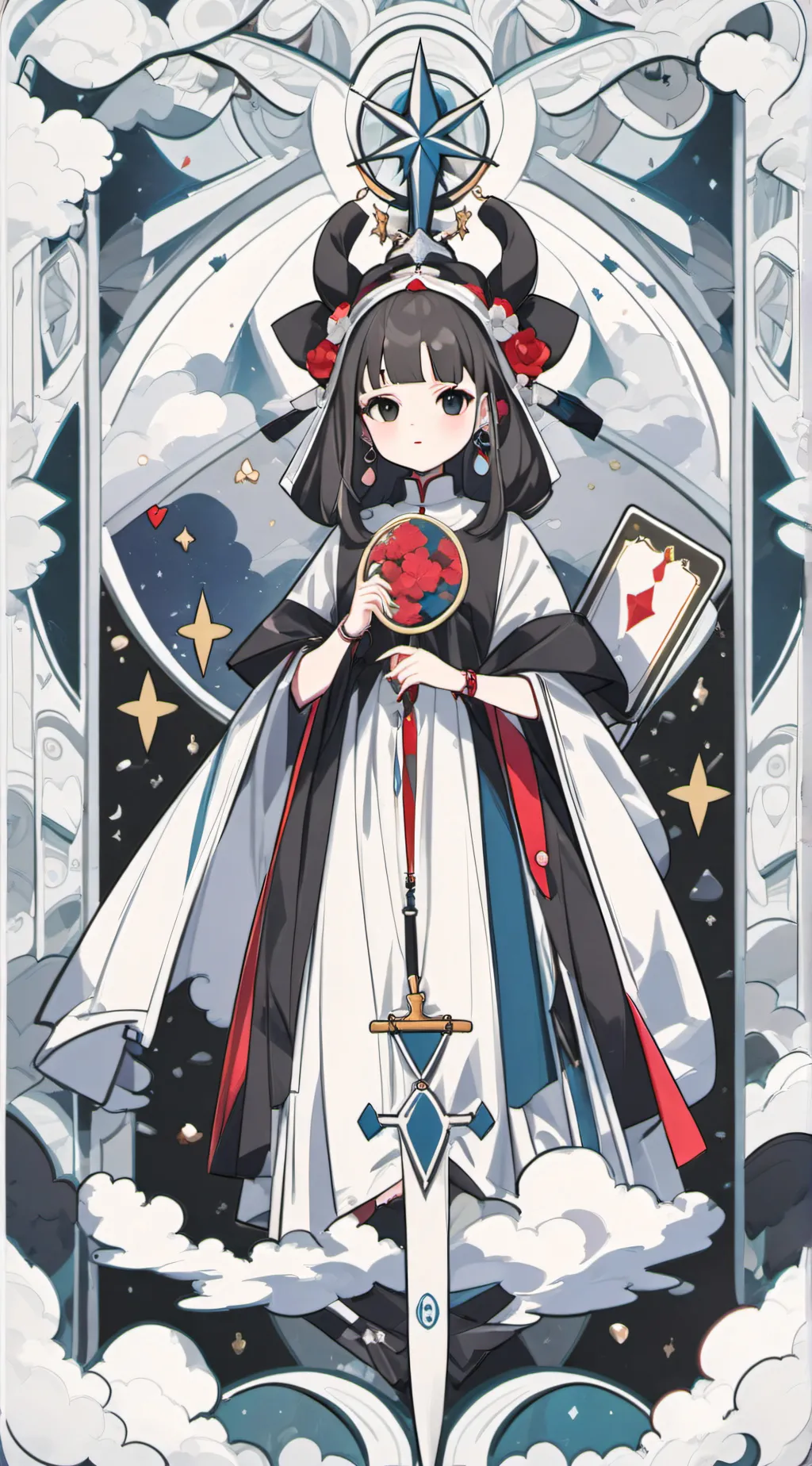 ai character: Komi background