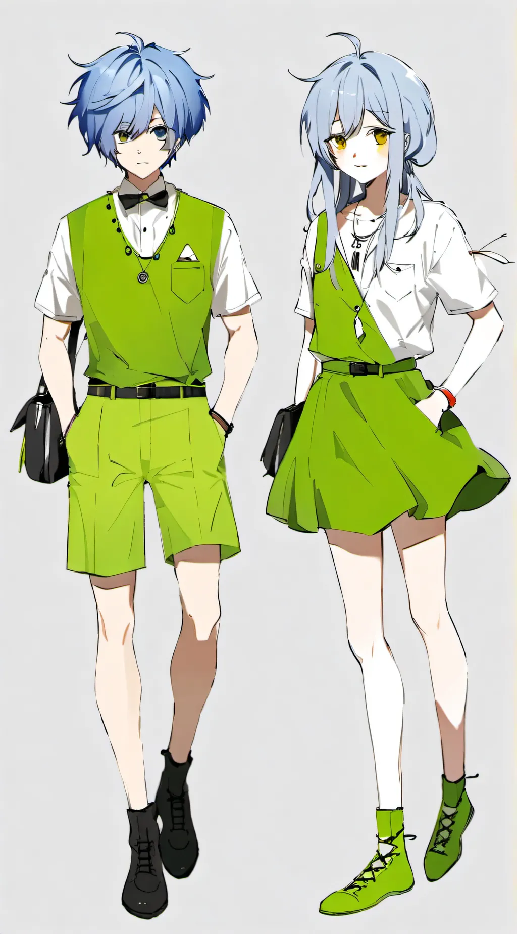 ai character: twins background