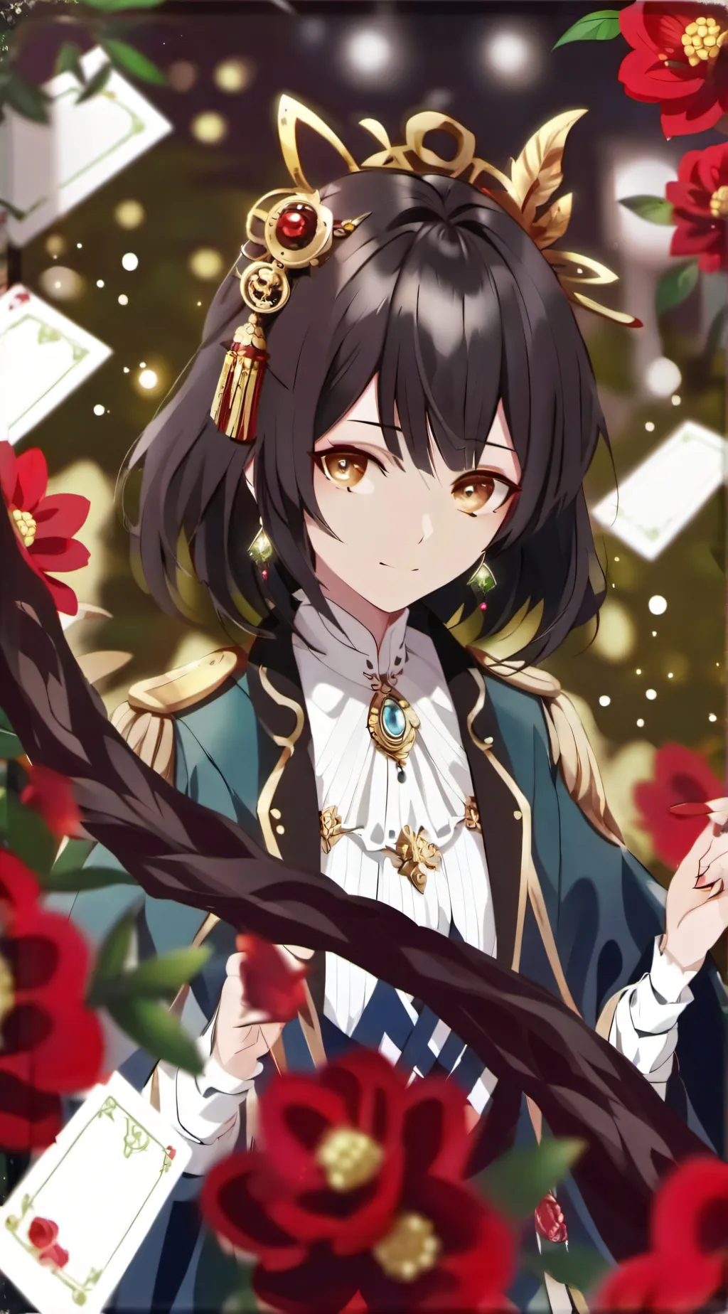 ai character: Mika  background