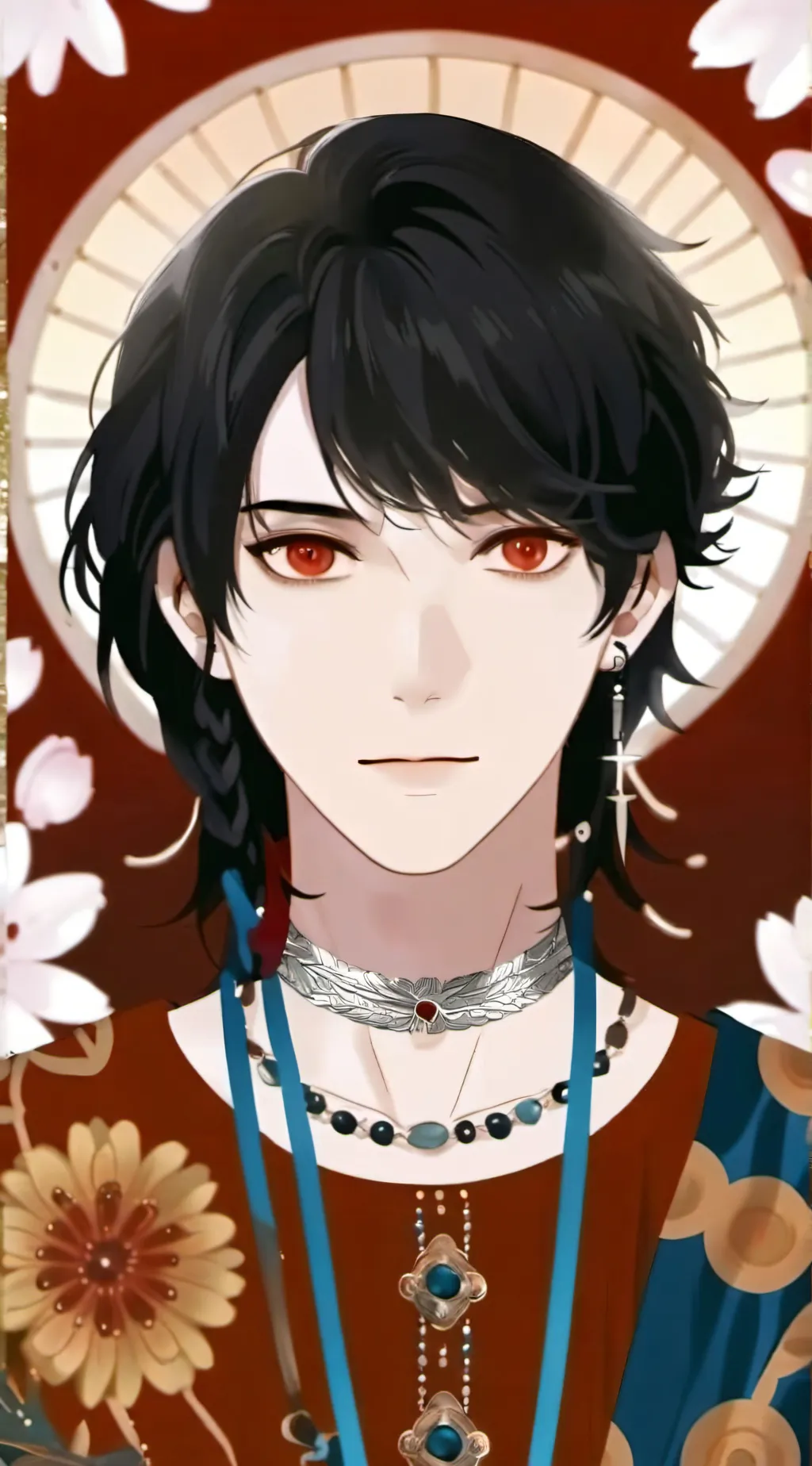 ai character: ash background