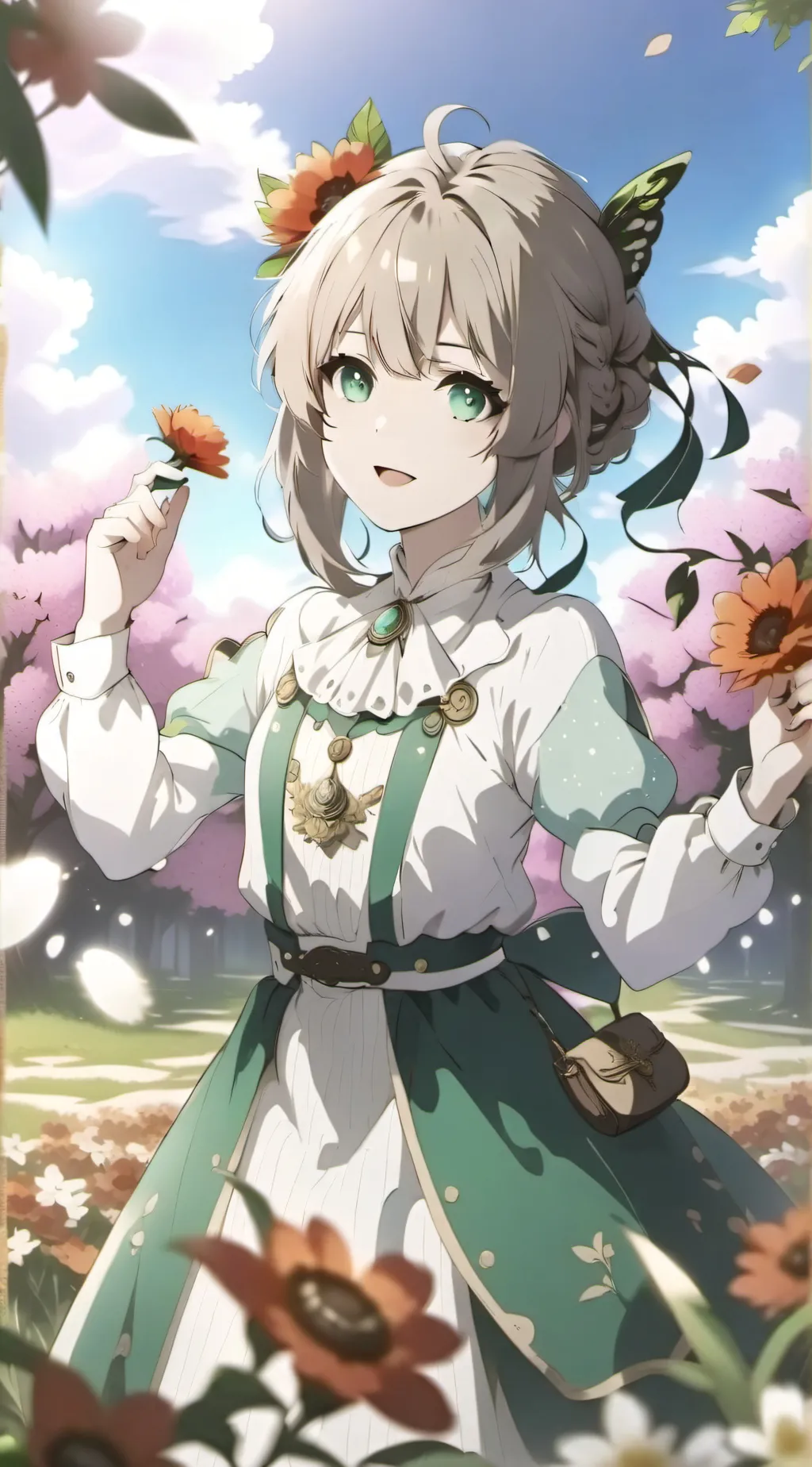 ai character: lily background