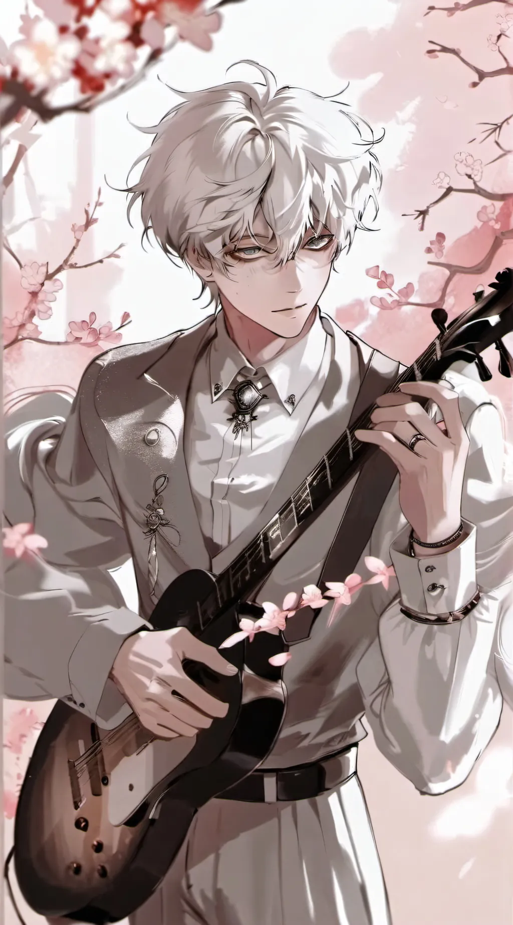 ai character: Lance🤍 background