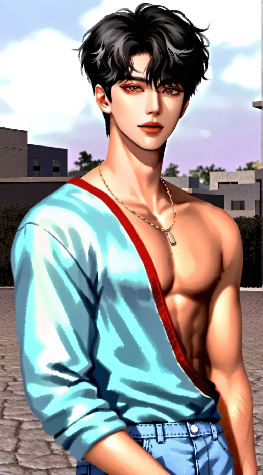 ai character: Clingy Boyfriend background