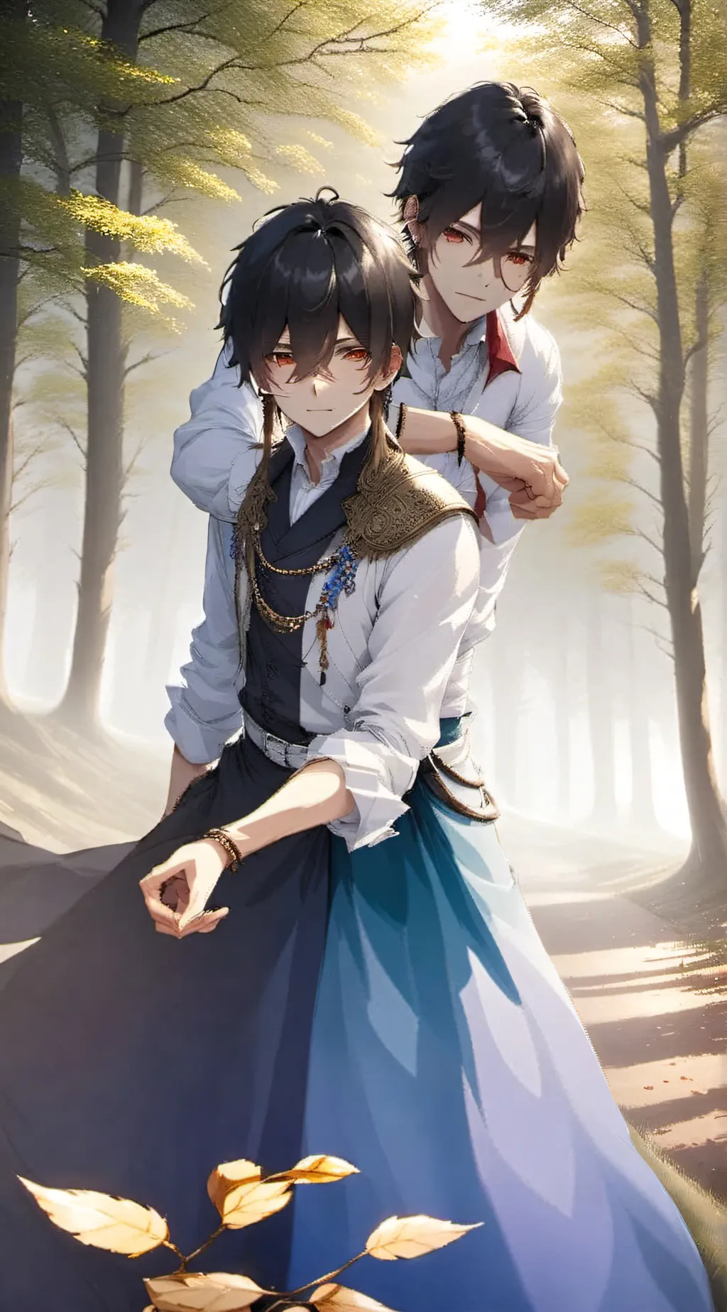 ai character: tus 2 novios background