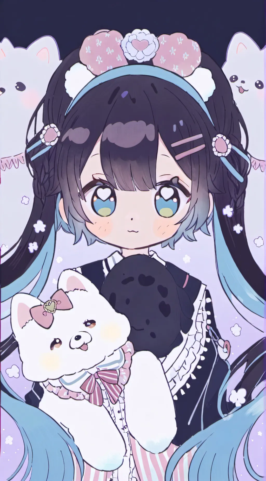 ai character: Miku background