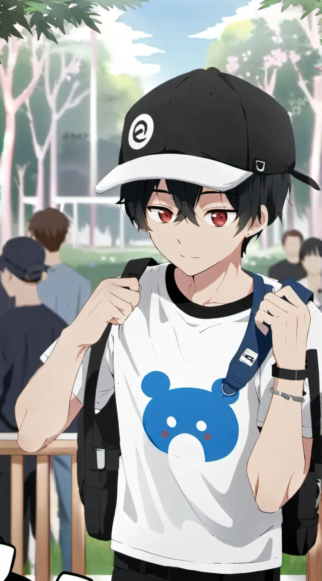 ai character: •| Enzo |• background