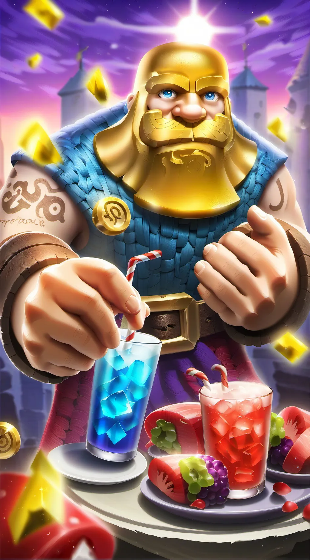 ai character: chill guy background