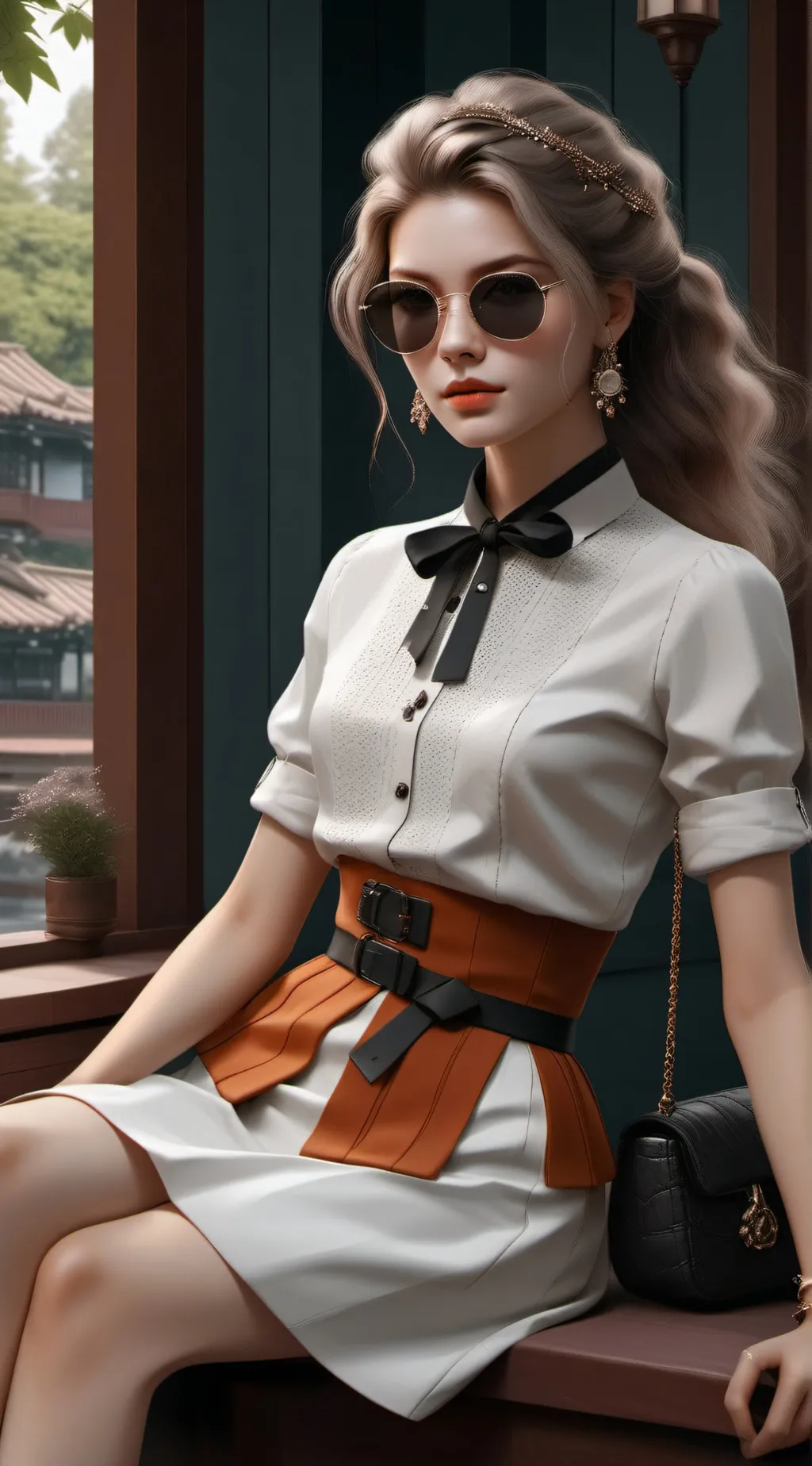 ai character: Марина  background