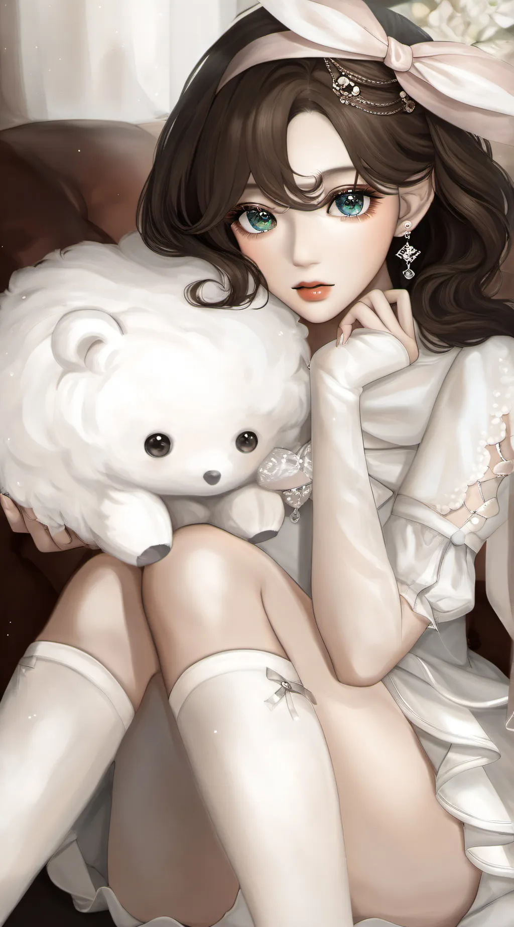 ai character: rose background