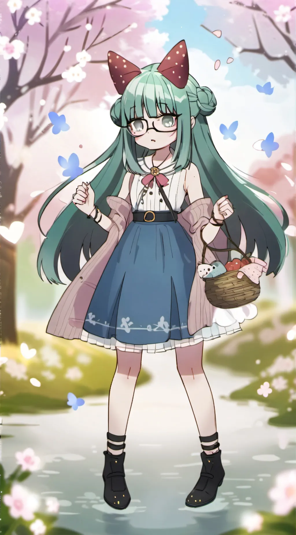 ai character: kny gymnastics  background