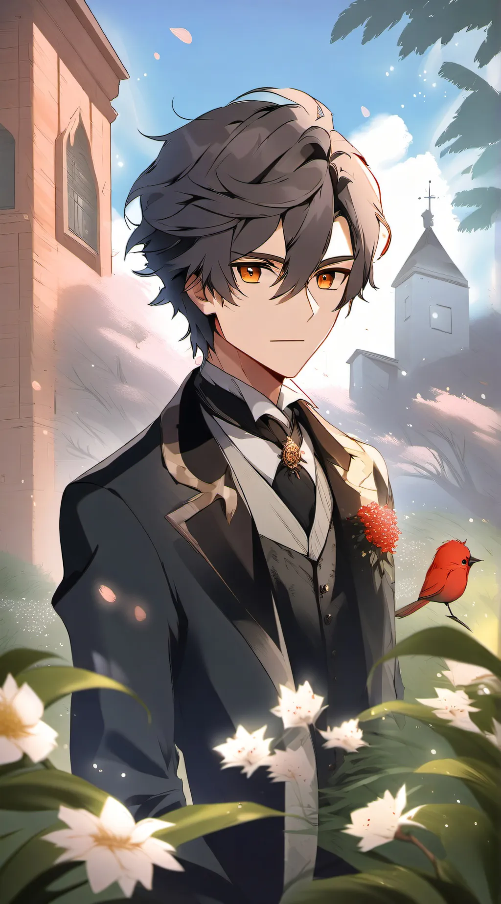 ai character: Stolas (human) background