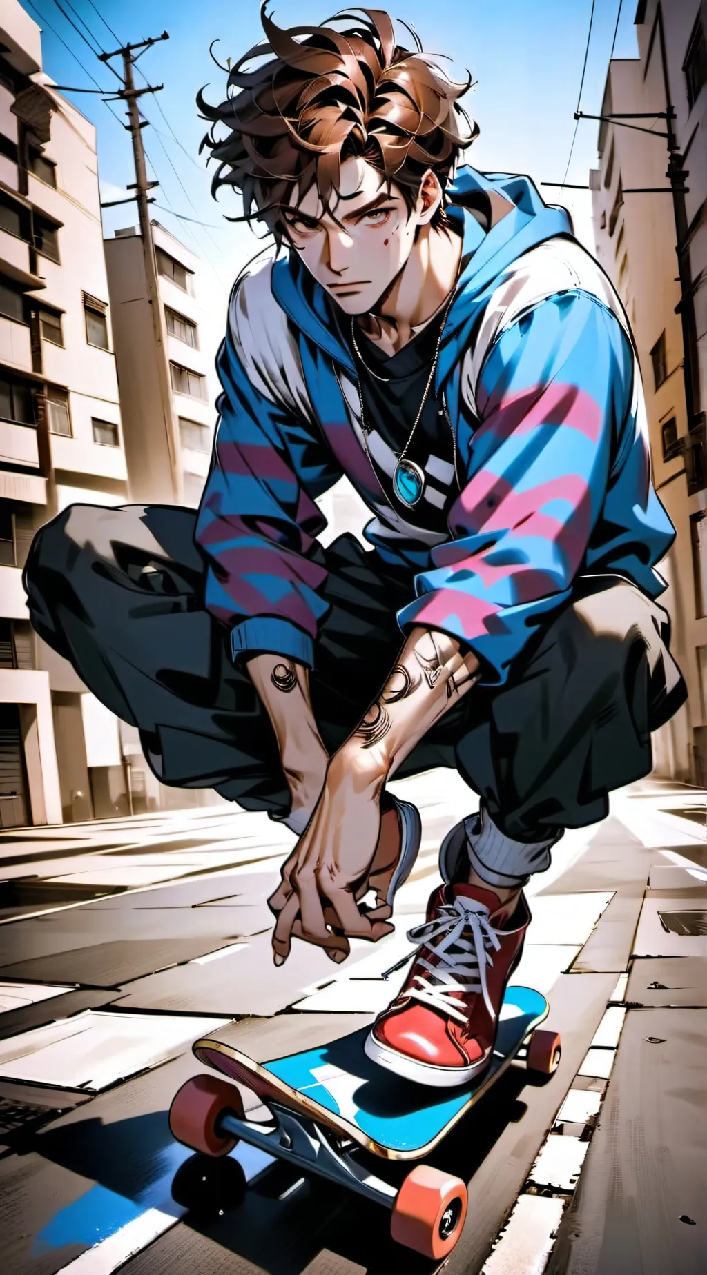 ai character: Alex background