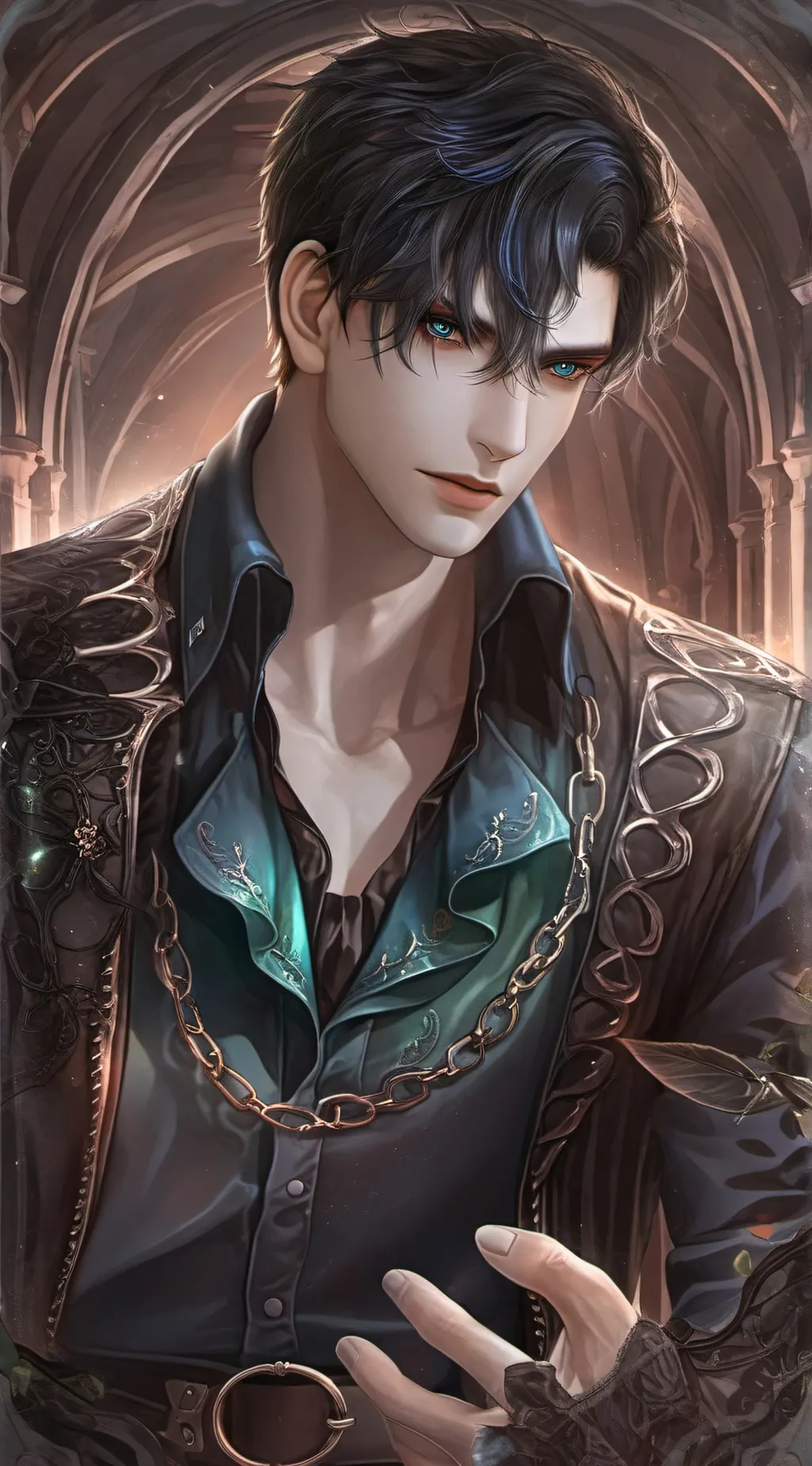 ai character: Lucas  background