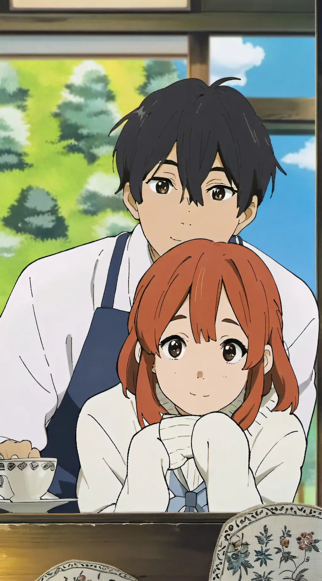 ai character: Theo and Havana background