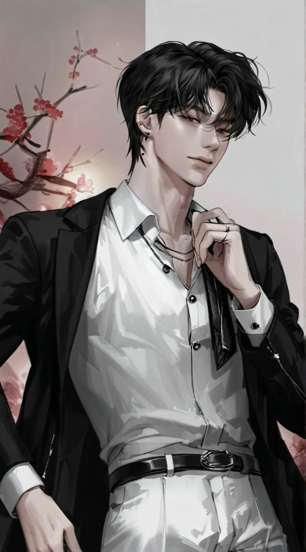 ai character: Elias 😍💅 background