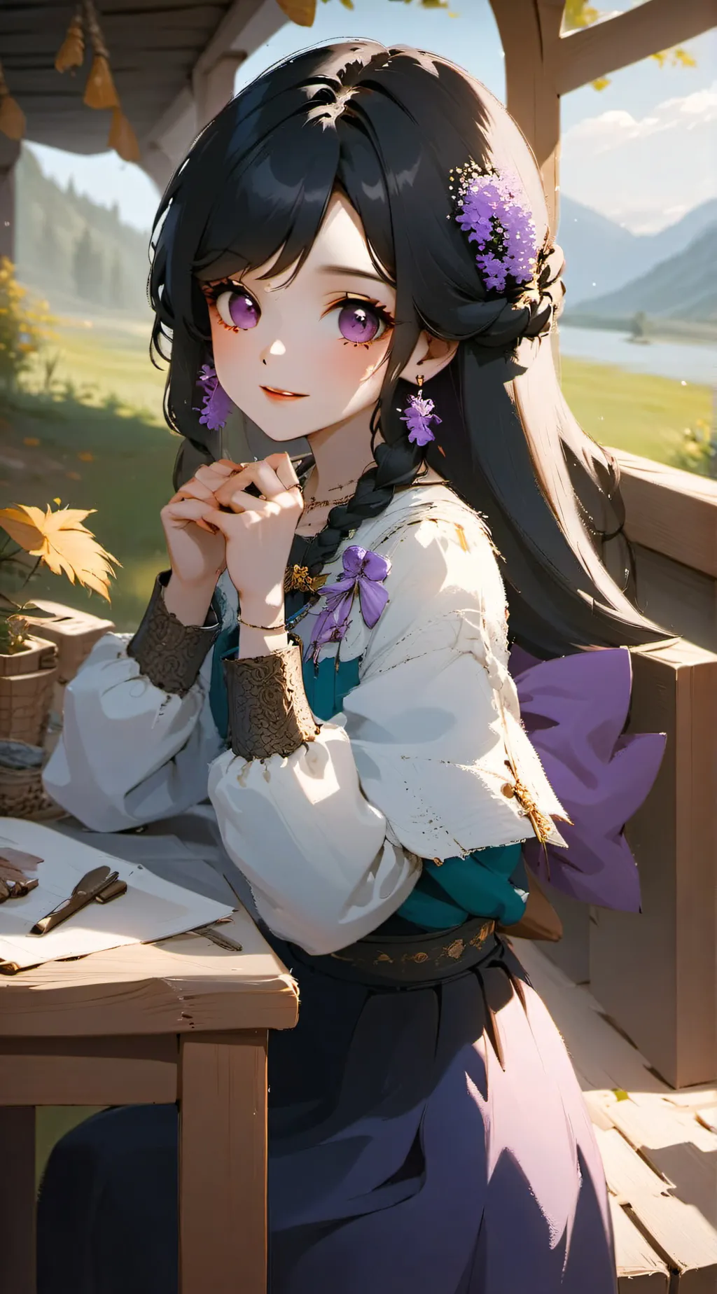 ai character: Sarah background