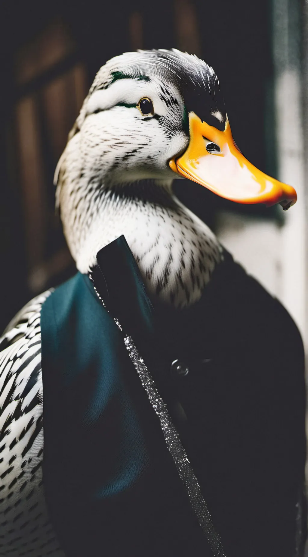 ai character: duck background