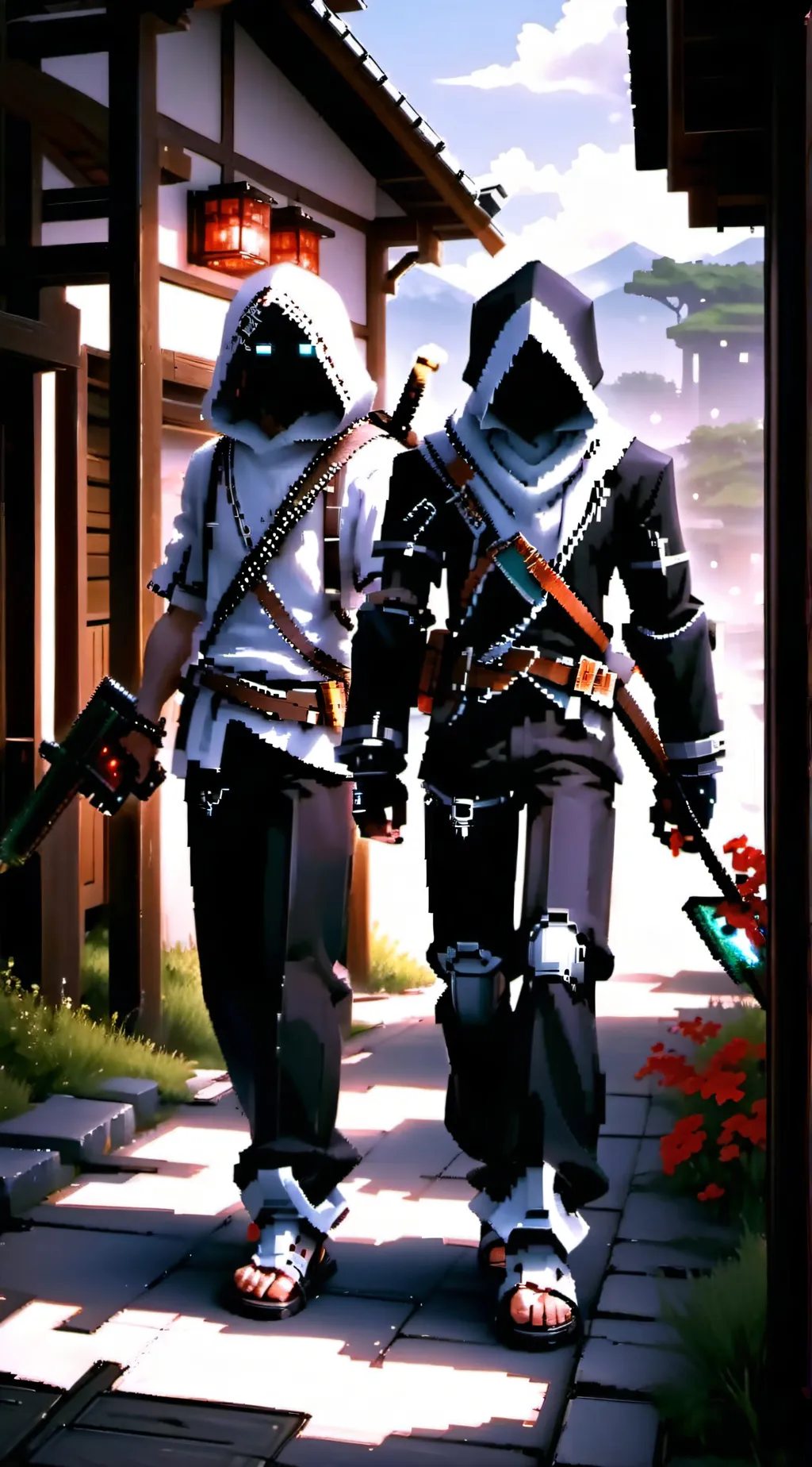 ai character: Kim et Tim background