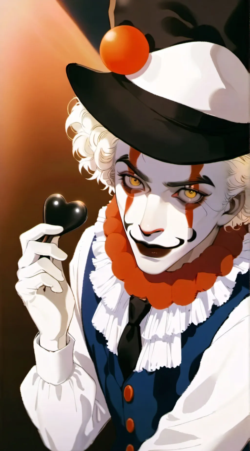 ai character: Circus clown :) background