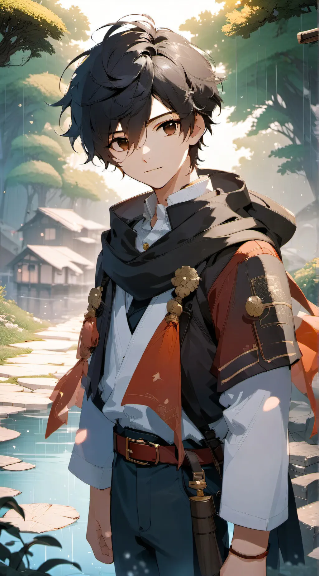 ai character: Shayne Kagenou  background