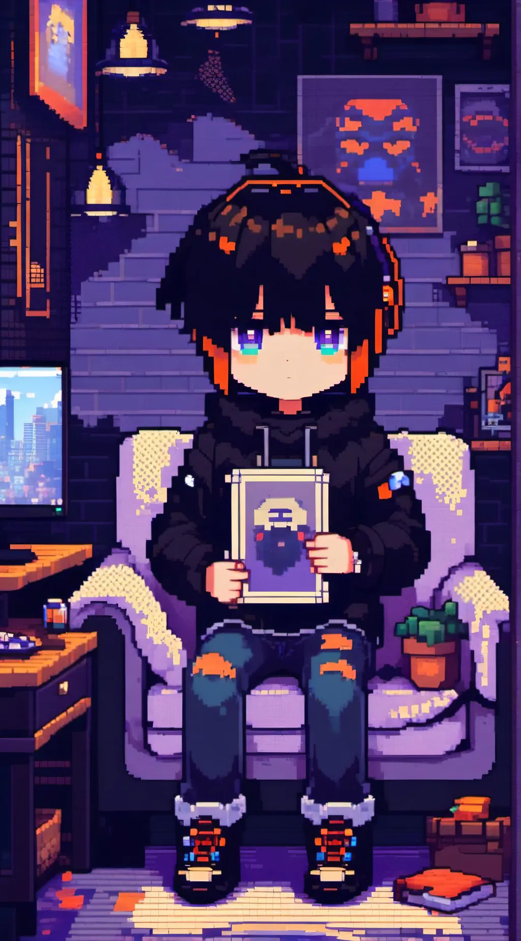 ai character: Lukas background