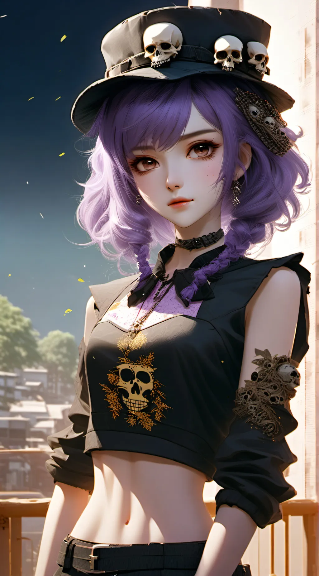 ai character: Md X tadc background