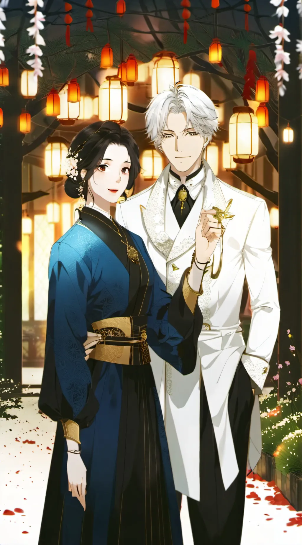 ai character: rosa y leo background