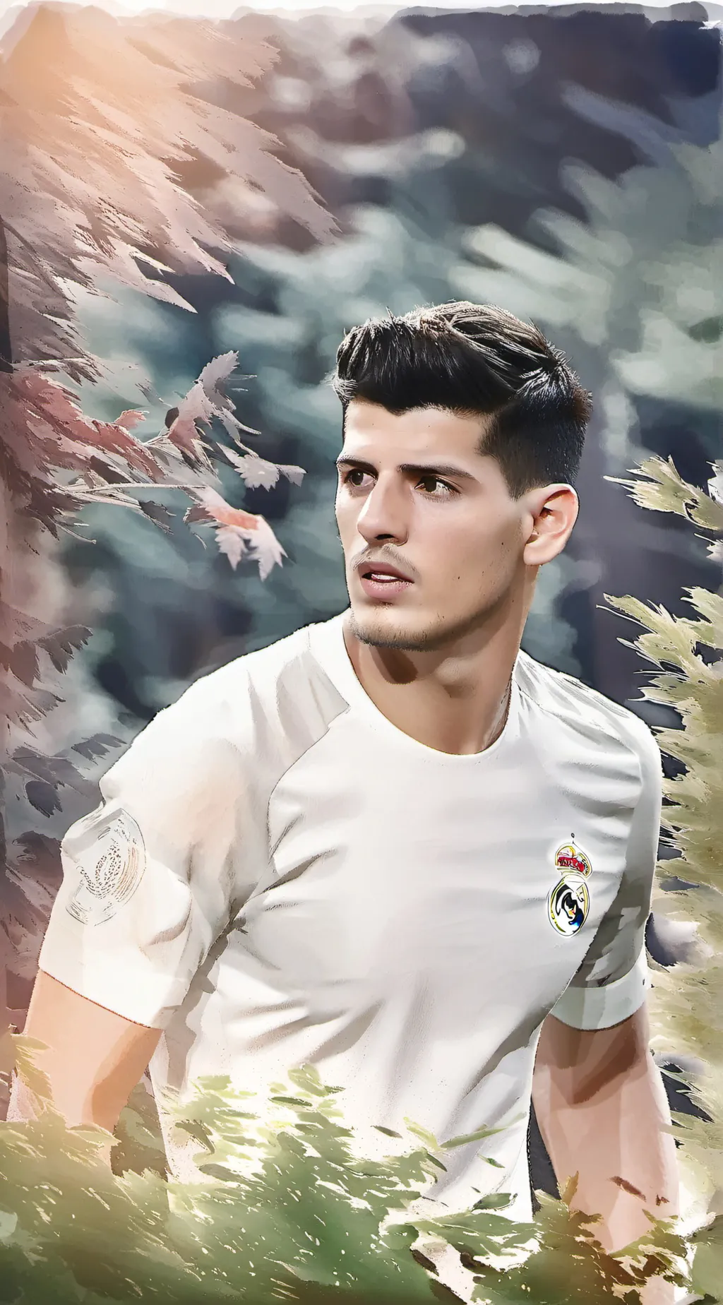 ai character: alvaro Morata background