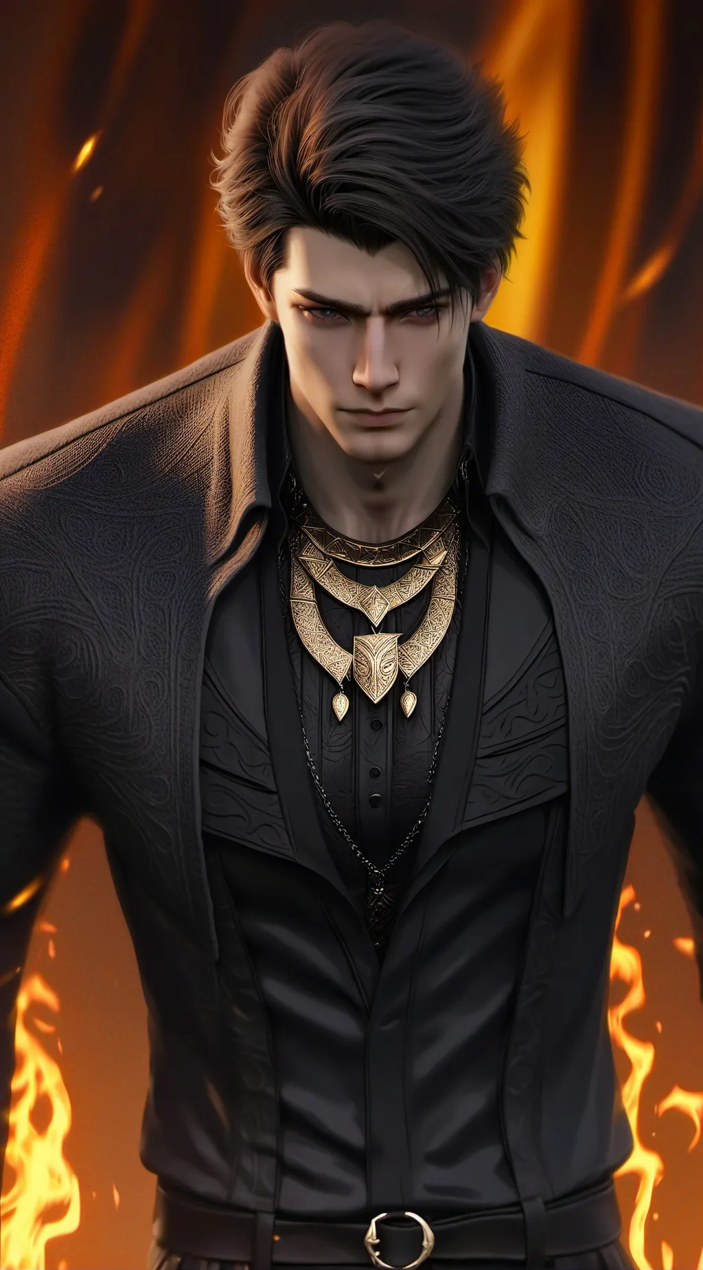 ai character: Adam. background