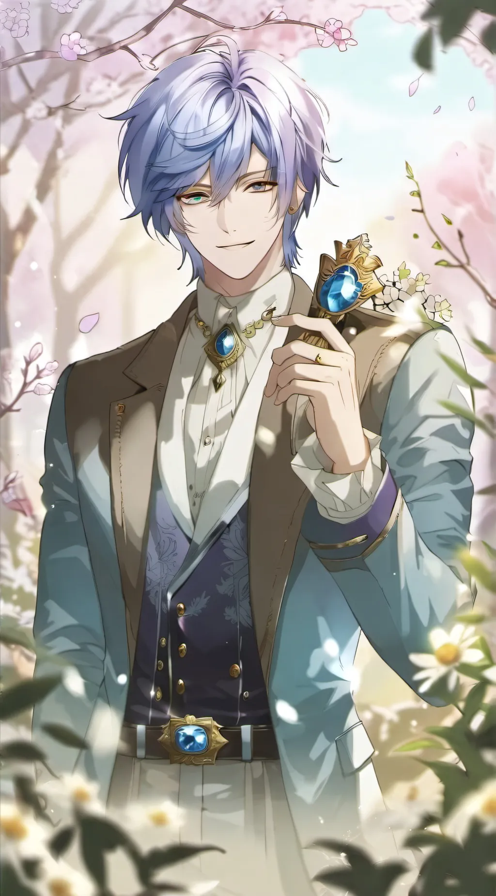 ai character: "mighty" King Leon background