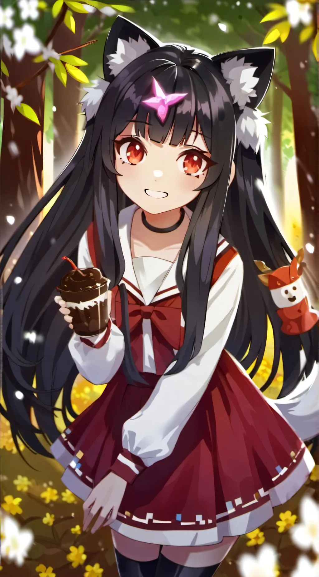 ai character: Aphmau  background