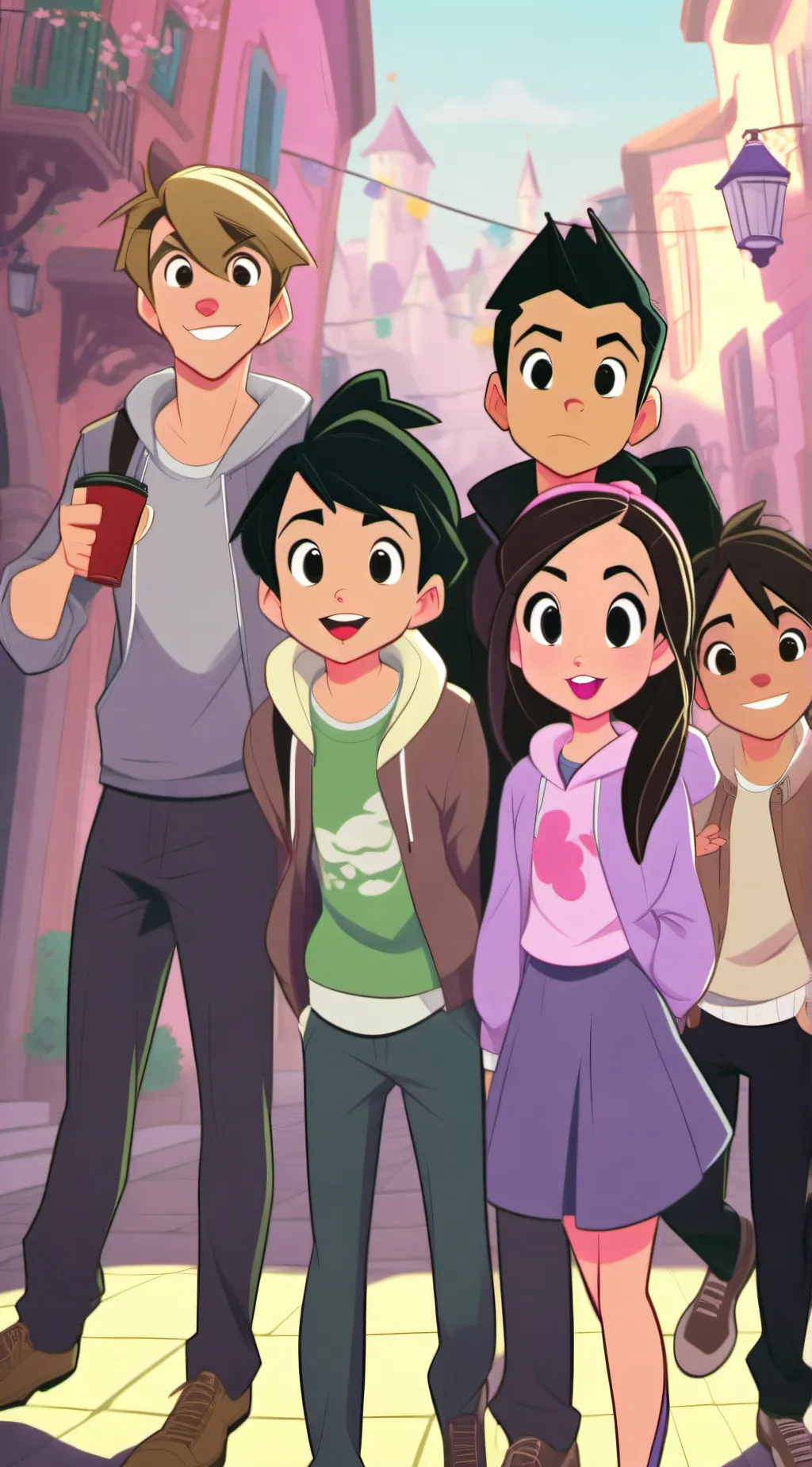 ai character: OC gang background