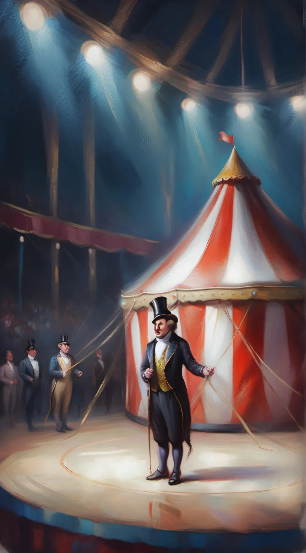 ai character: Tadc creepy ￼ background