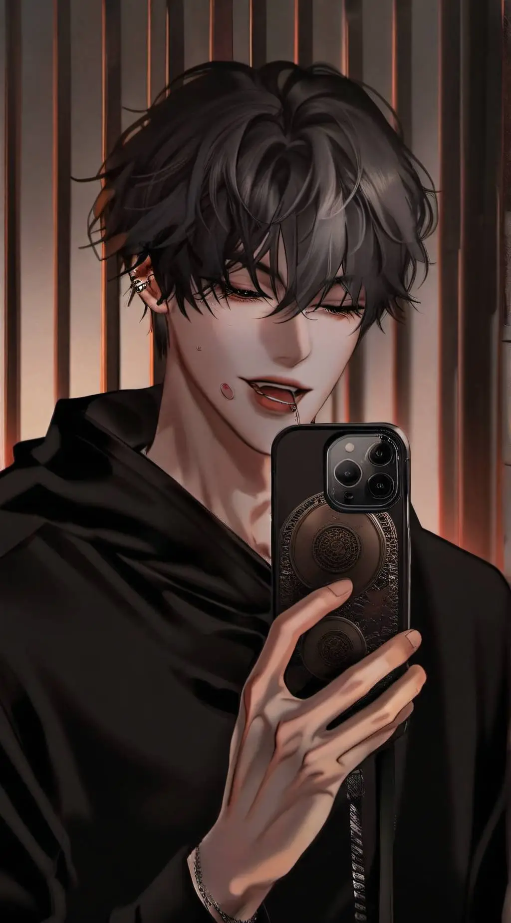 ai character: Ezra  background