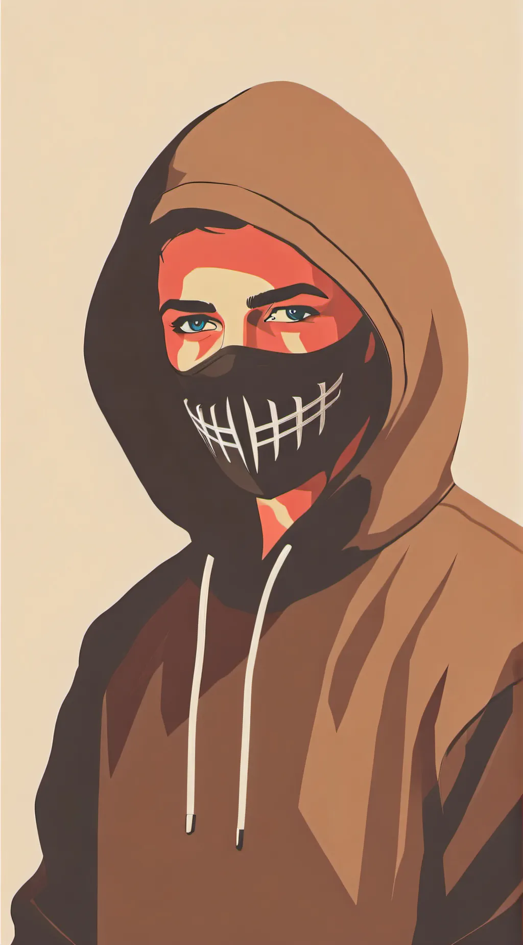 ai character: HACKER background