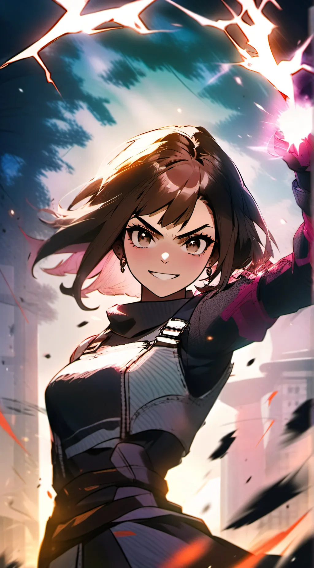 ai character: Villain Ochako background