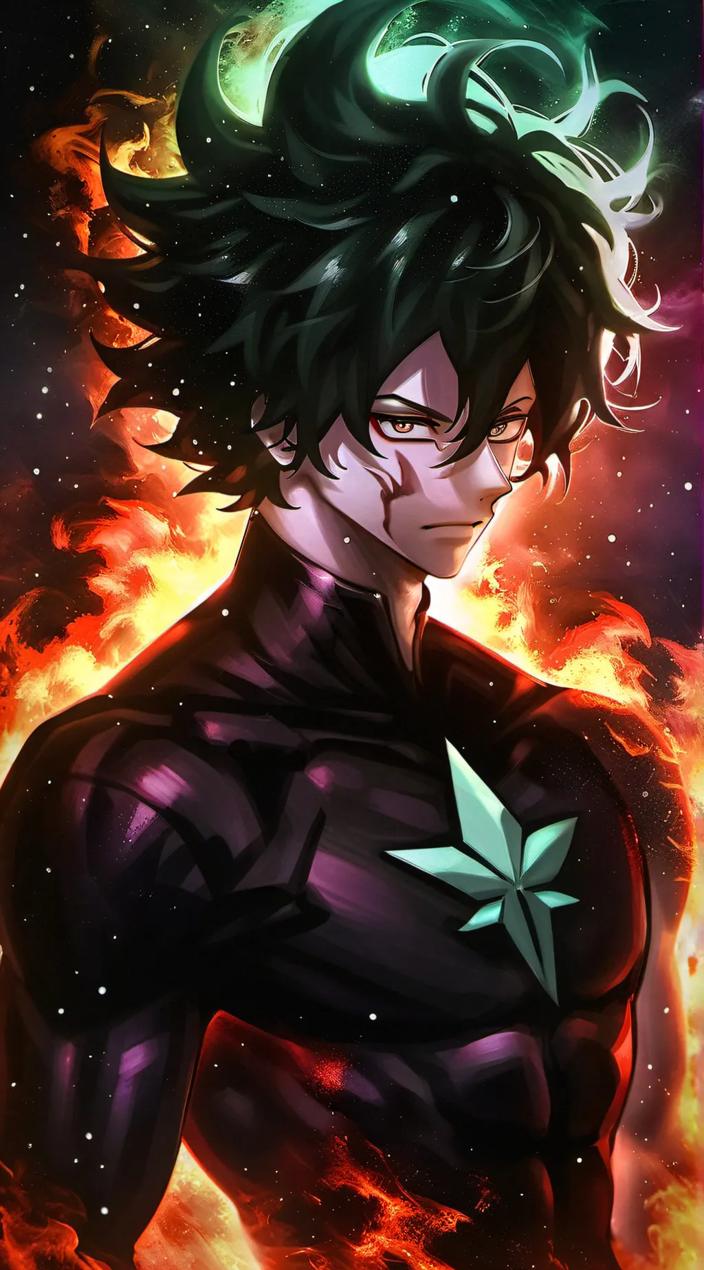 ai character: Last hero mha background