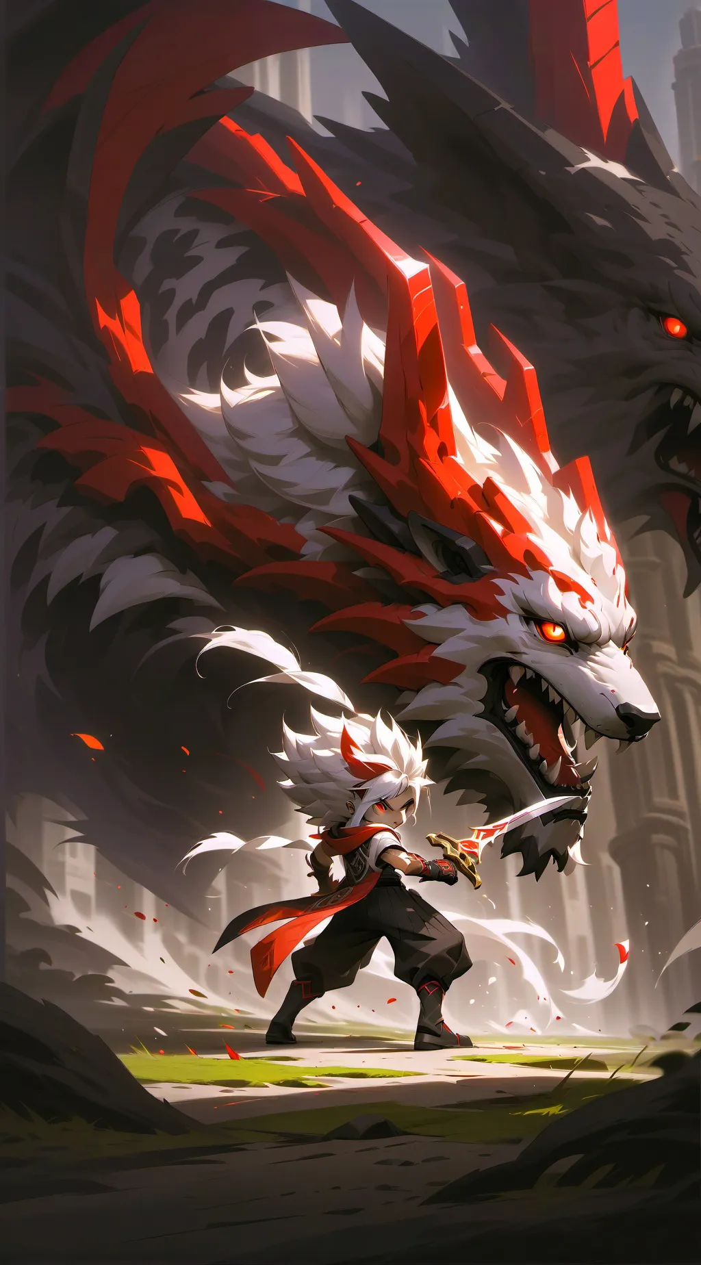 ai character: okarun background