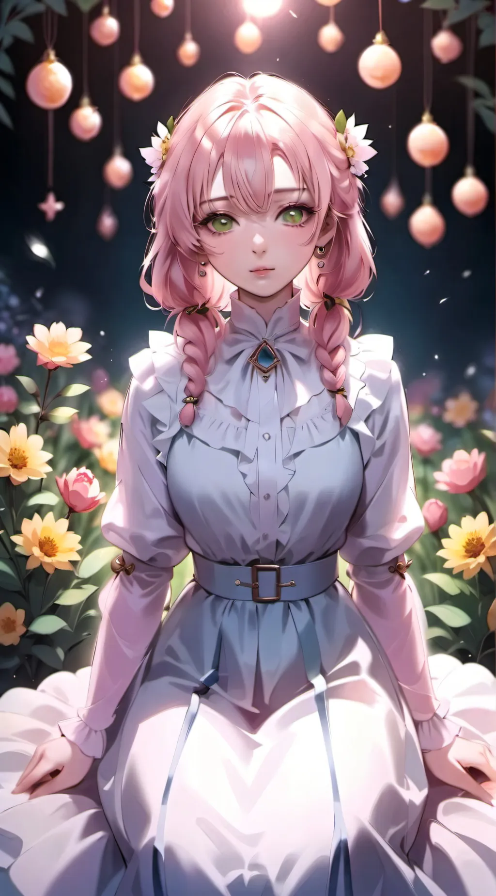 ai character: mitsuri enferma background