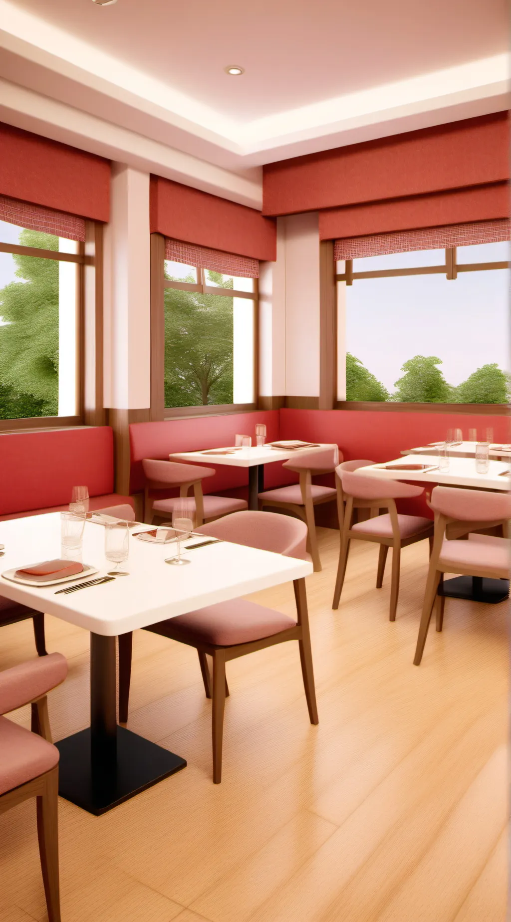 ai character: own restaurant background