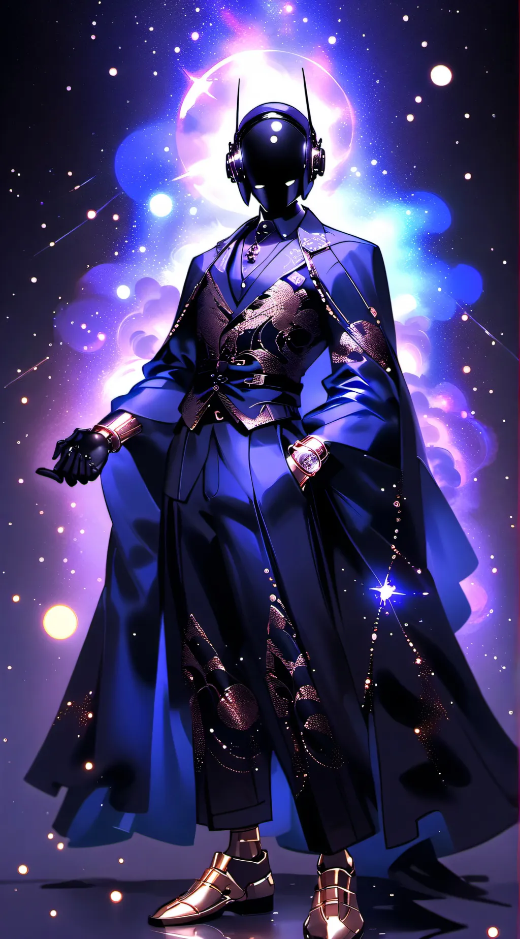 ai character: The God of Time... background