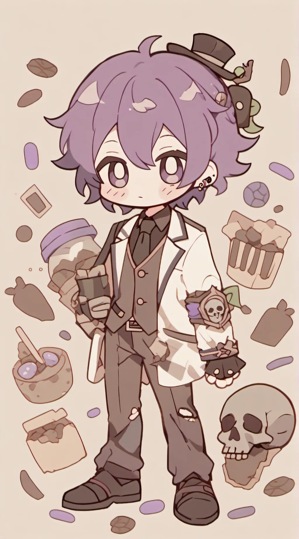 ai character: ✨Micheal afton✨ background