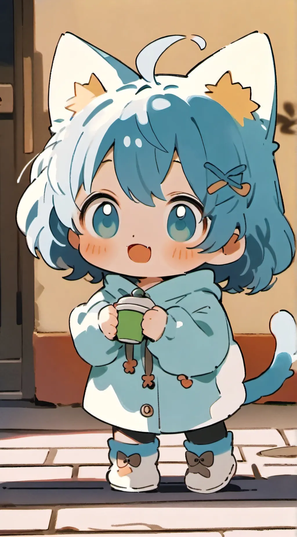 ai character: Frella  background