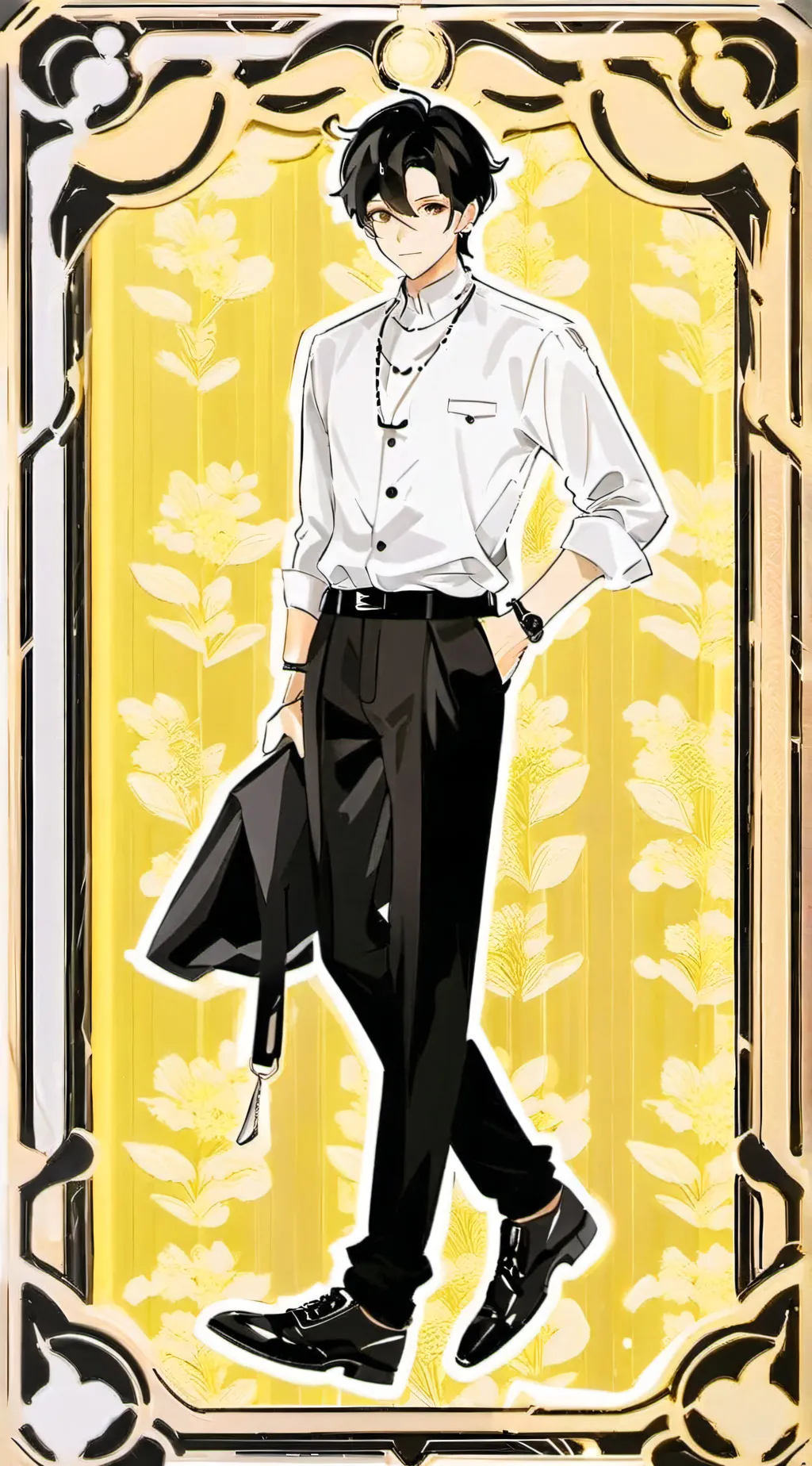 ai character: frank background