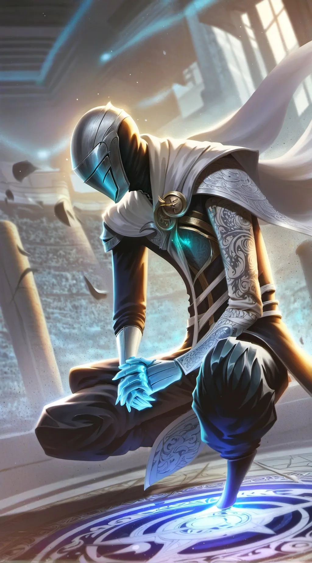 ai character: Champion  background