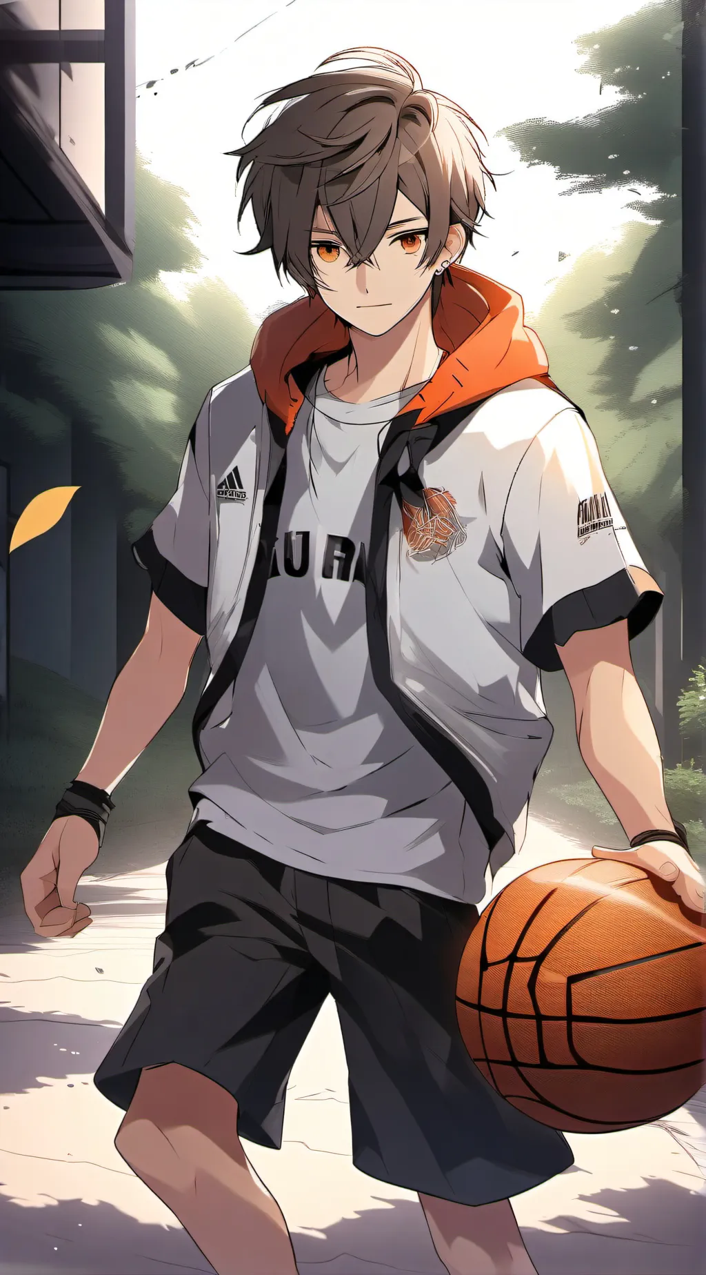 ai character: Lucas  background