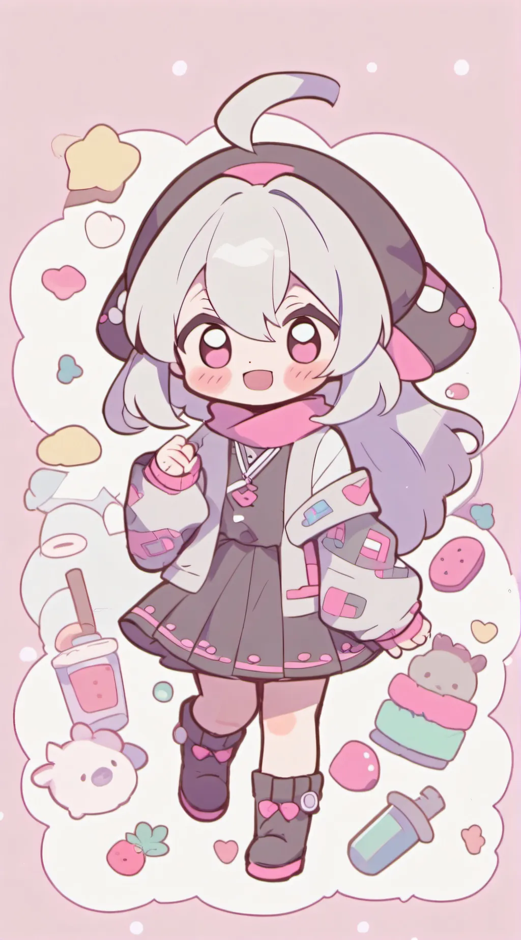 ai character: almighty dj  background