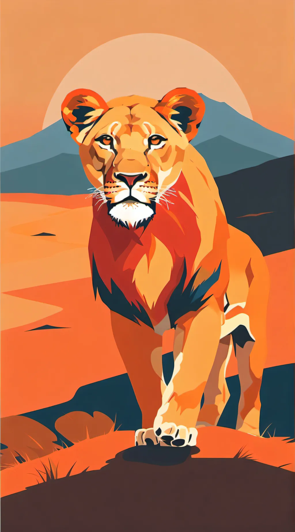 ai character: lions of kaimere! background