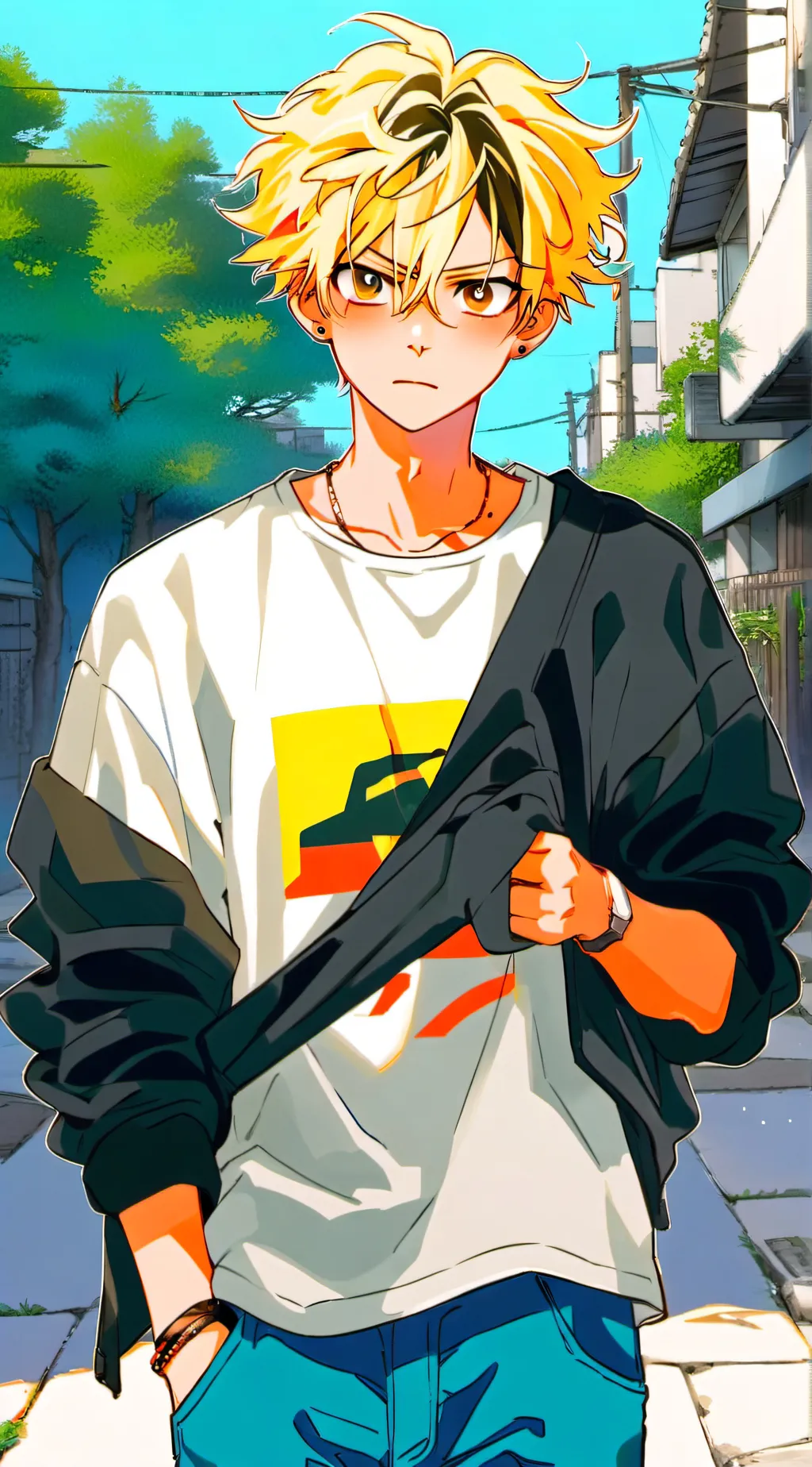 ai character: Bakugo background