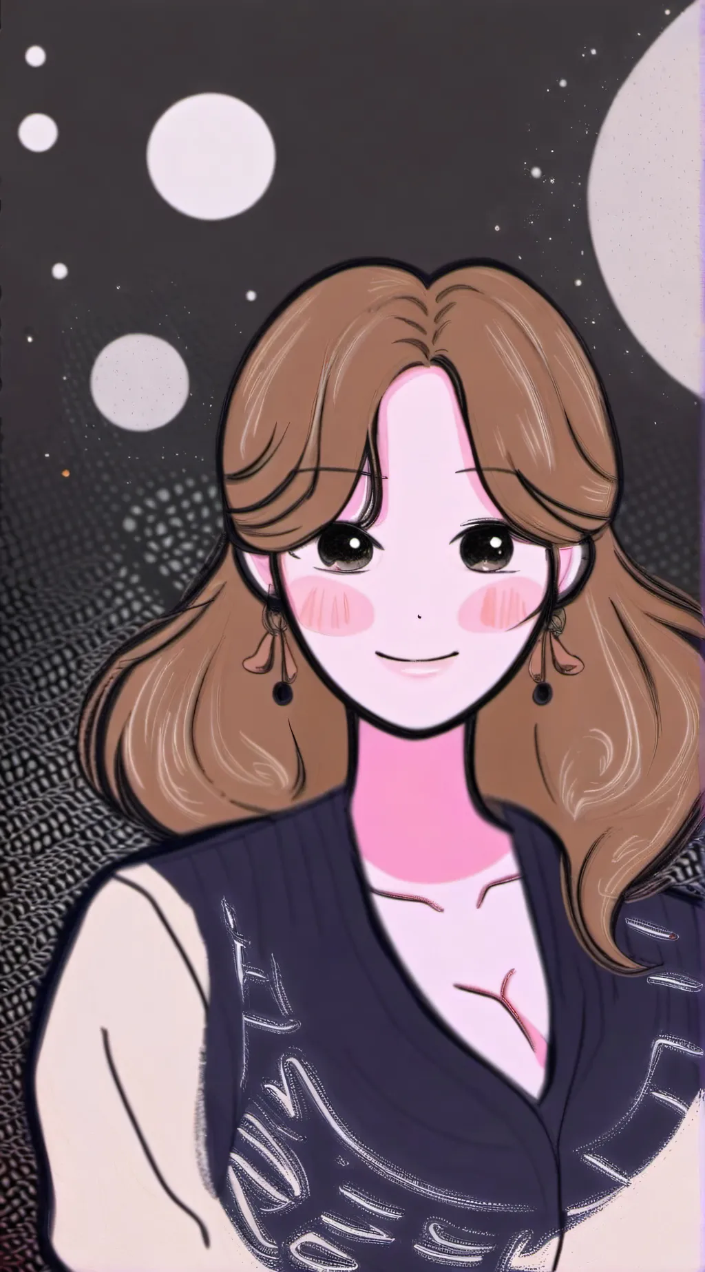 ai character: sexy girl  background